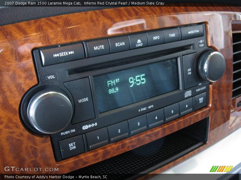 Inferno Red Crystal Pearl / Medium Slate Gray 2007 Dodge Ram 1500 Laramie Mega Cab