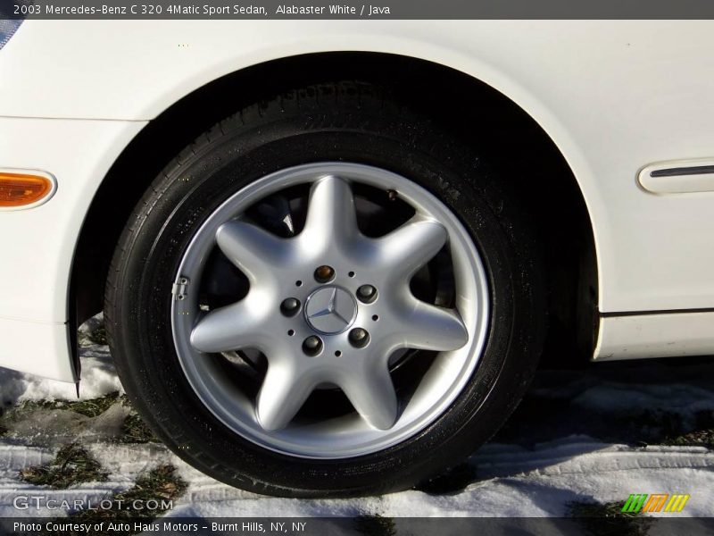 Alabaster White / Java 2003 Mercedes-Benz C 320 4Matic Sport Sedan