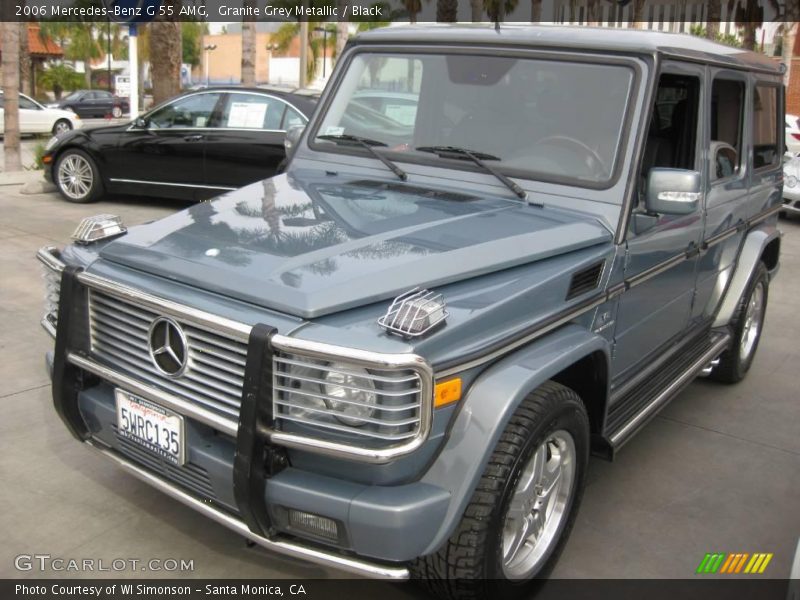 Granite Grey Metallic / Black 2006 Mercedes-Benz G 55 AMG
