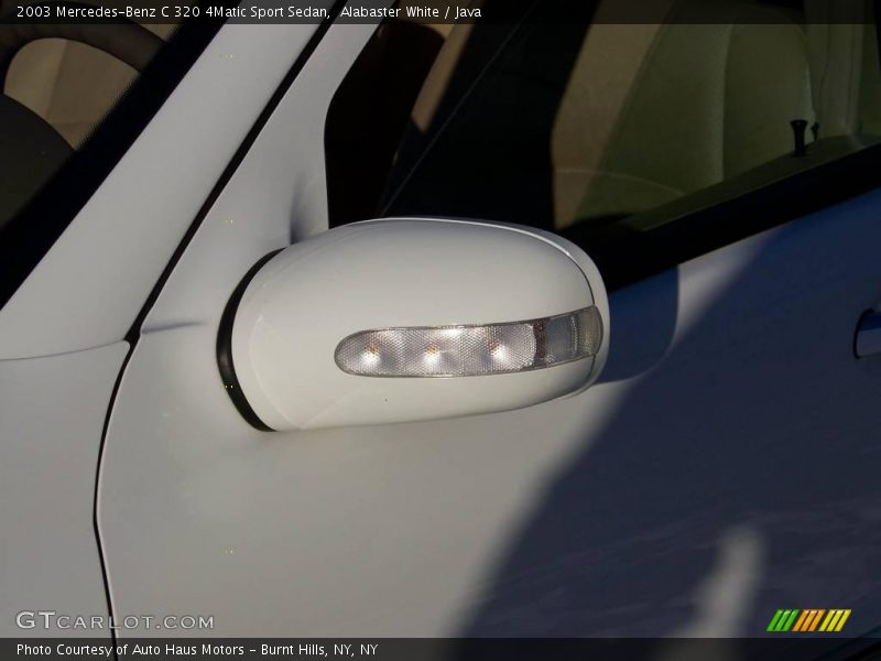 Alabaster White / Java 2003 Mercedes-Benz C 320 4Matic Sport Sedan