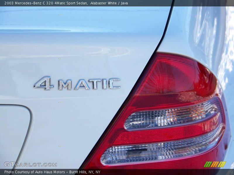Alabaster White / Java 2003 Mercedes-Benz C 320 4Matic Sport Sedan