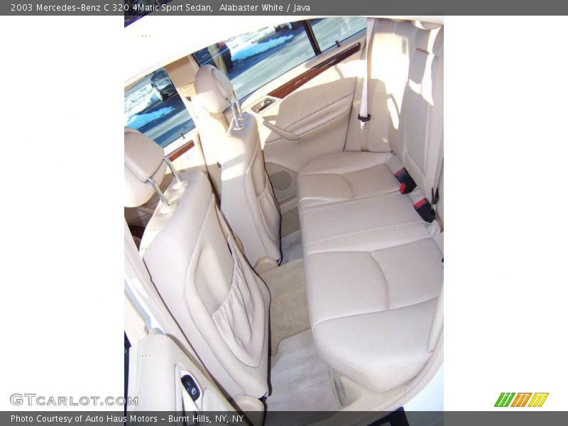 Alabaster White / Java 2003 Mercedes-Benz C 320 4Matic Sport Sedan