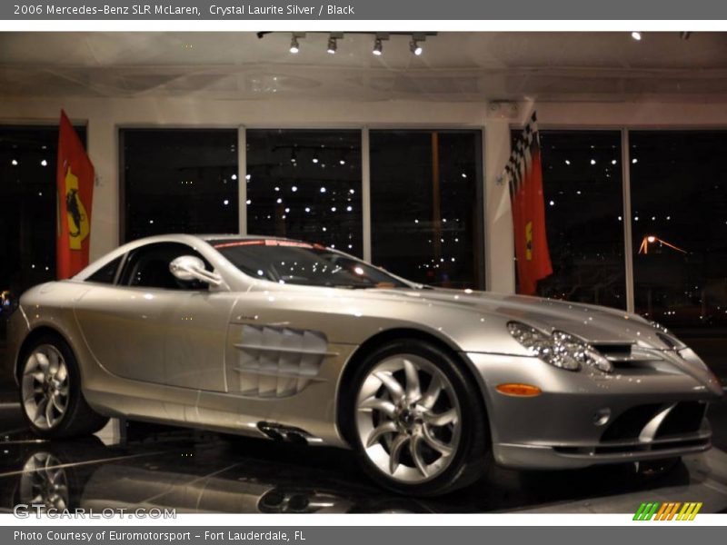 Crystal Laurite Silver / Black 2006 Mercedes-Benz SLR McLaren