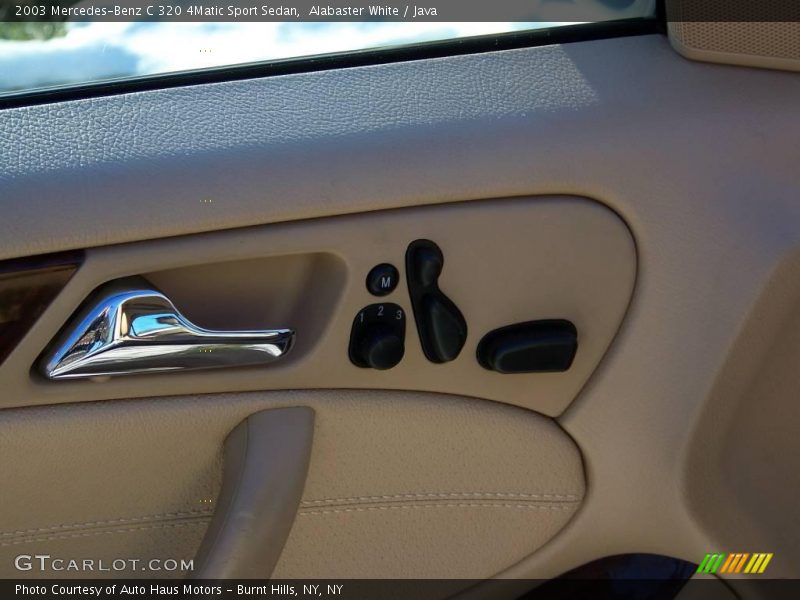 Alabaster White / Java 2003 Mercedes-Benz C 320 4Matic Sport Sedan