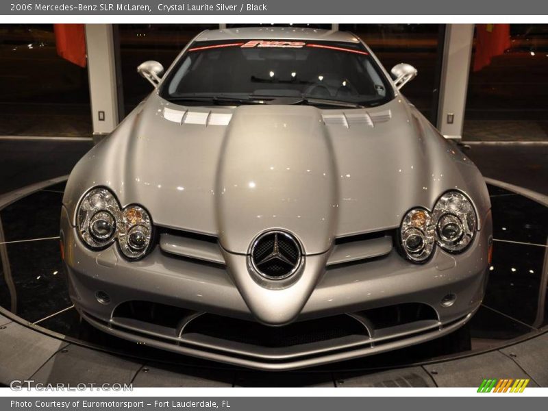 Crystal Laurite Silver / Black 2006 Mercedes-Benz SLR McLaren