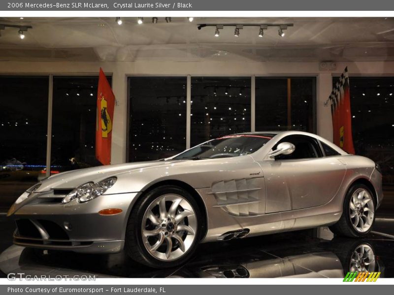 Crystal Laurite Silver / Black 2006 Mercedes-Benz SLR McLaren