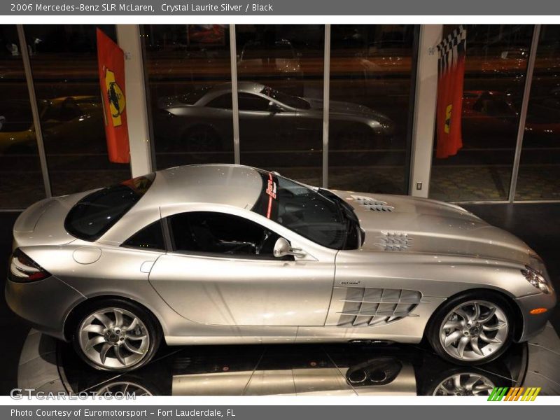 Crystal Laurite Silver / Black 2006 Mercedes-Benz SLR McLaren