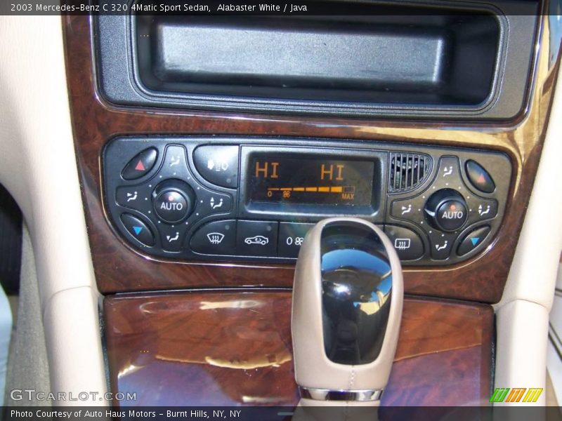 Alabaster White / Java 2003 Mercedes-Benz C 320 4Matic Sport Sedan