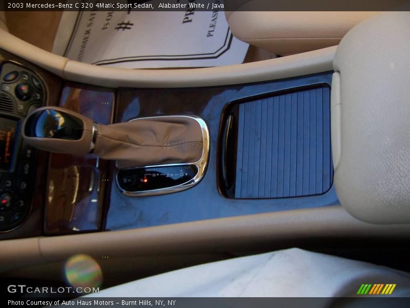 Alabaster White / Java 2003 Mercedes-Benz C 320 4Matic Sport Sedan