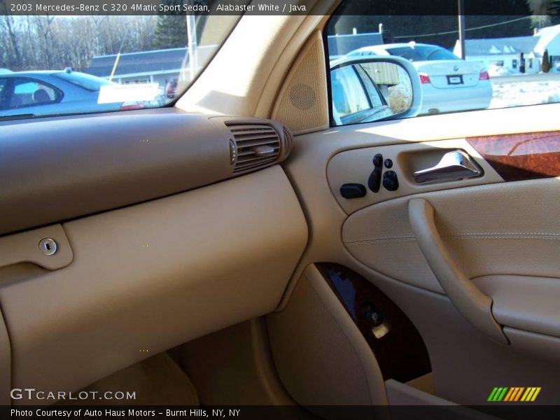 Alabaster White / Java 2003 Mercedes-Benz C 320 4Matic Sport Sedan