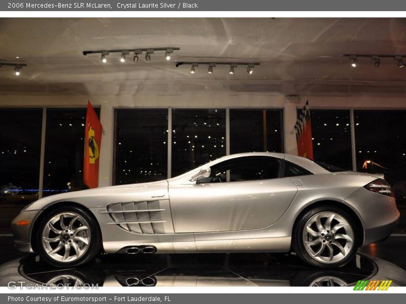 Crystal Laurite Silver / Black 2006 Mercedes-Benz SLR McLaren