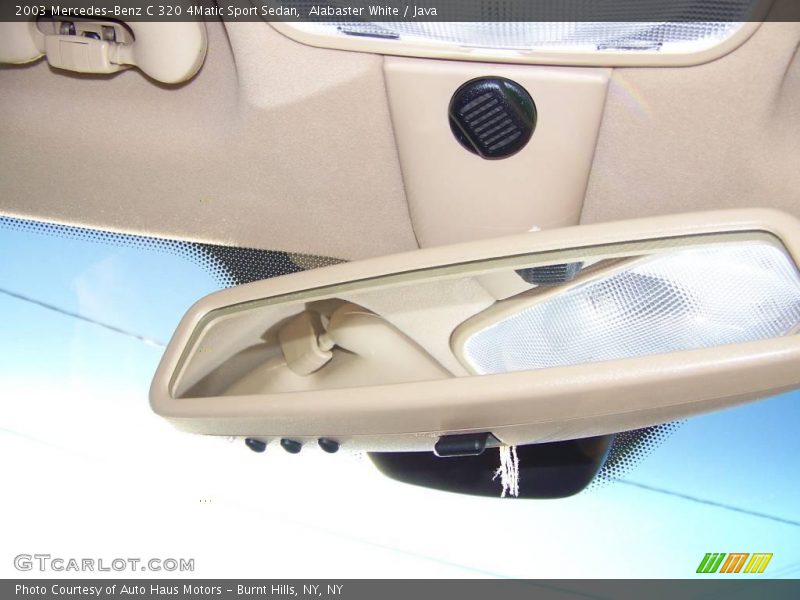 Alabaster White / Java 2003 Mercedes-Benz C 320 4Matic Sport Sedan