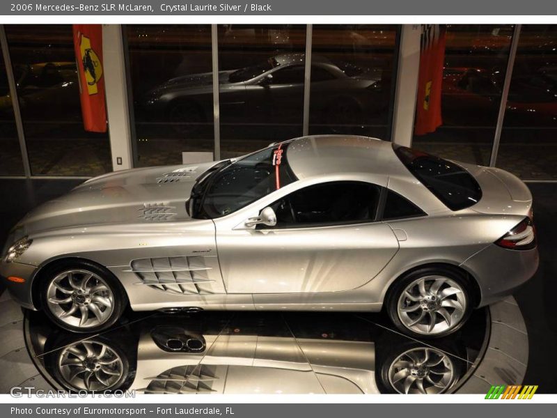 Crystal Laurite Silver / Black 2006 Mercedes-Benz SLR McLaren