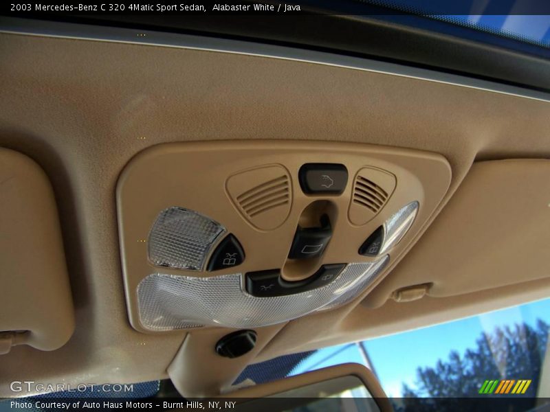Alabaster White / Java 2003 Mercedes-Benz C 320 4Matic Sport Sedan