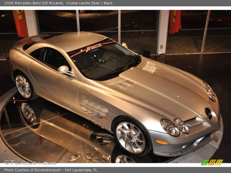 Crystal Laurite Silver / Black 2006 Mercedes-Benz SLR McLaren