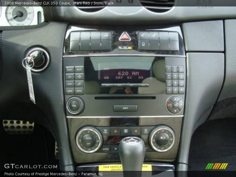 Mars Red / Stone/Black 2008 Mercedes-Benz CLK 350 Coupe