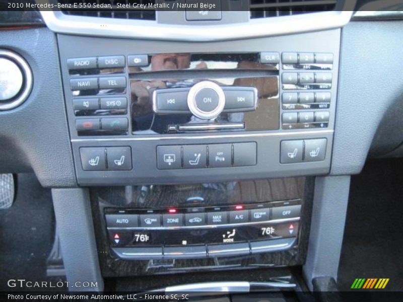 Steel Grey Metallic / Natural Beige 2010 Mercedes-Benz E 550 Sedan