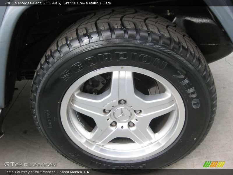 Granite Grey Metallic / Black 2006 Mercedes-Benz G 55 AMG