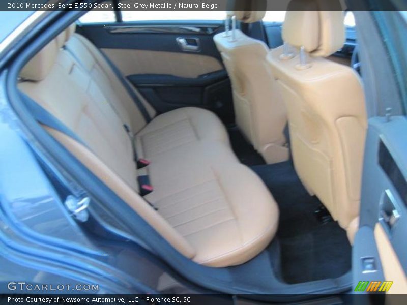Steel Grey Metallic / Natural Beige 2010 Mercedes-Benz E 550 Sedan