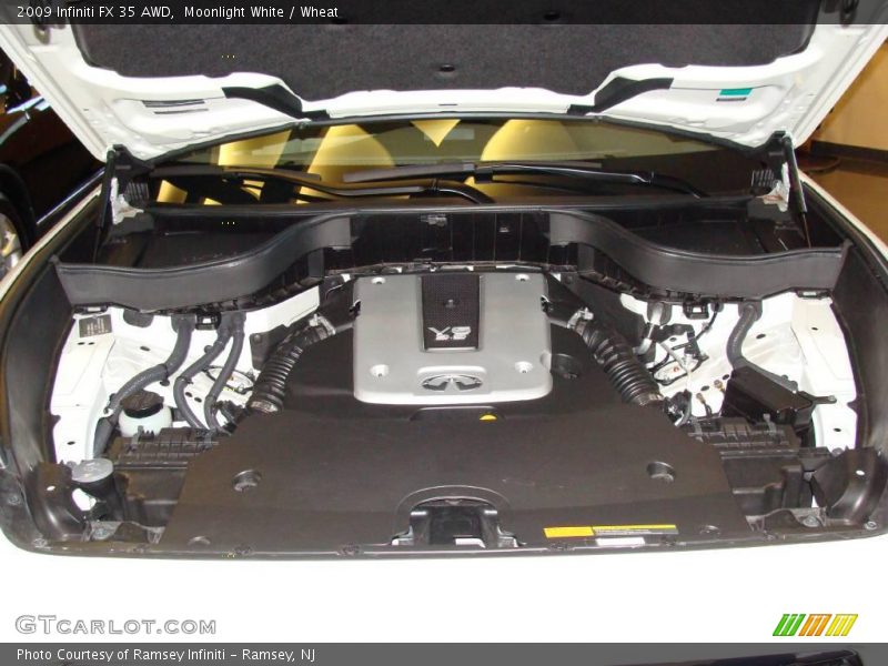 Moonlight White / Wheat 2009 Infiniti FX 35 AWD