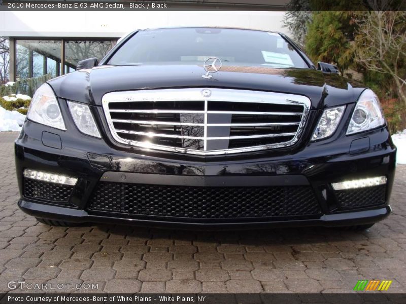 Black / Black 2010 Mercedes-Benz E 63 AMG Sedan