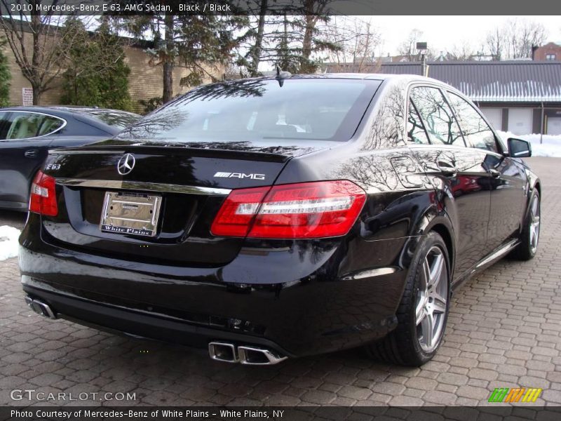 Black / Black 2010 Mercedes-Benz E 63 AMG Sedan
