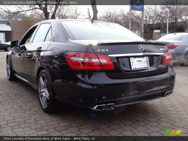 Black / Black 2010 Mercedes-Benz E 63 AMG Sedan