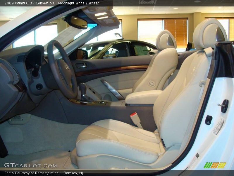 Moonlight White / Wheat 2009 Infiniti G 37 Convertible