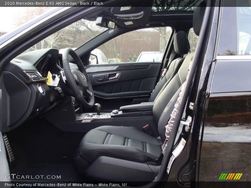 Black / Black 2010 Mercedes-Benz E 63 AMG Sedan