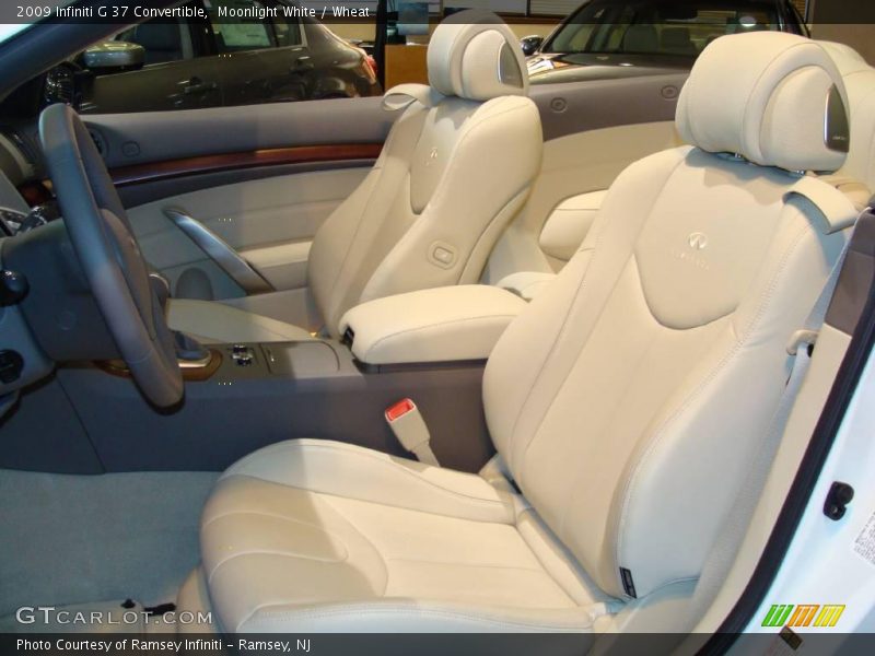 Moonlight White / Wheat 2009 Infiniti G 37 Convertible
