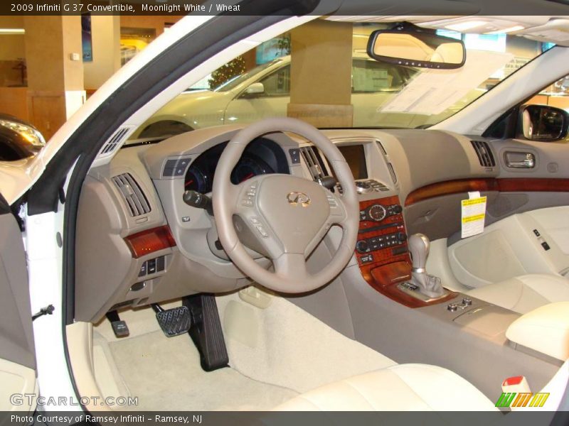 Moonlight White / Wheat 2009 Infiniti G 37 Convertible