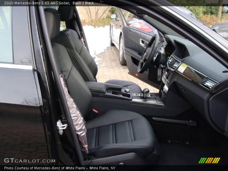 Black / Black 2010 Mercedes-Benz E 63 AMG Sedan