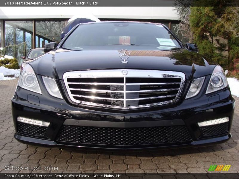 Black / Black 2010 Mercedes-Benz E 63 AMG Sedan