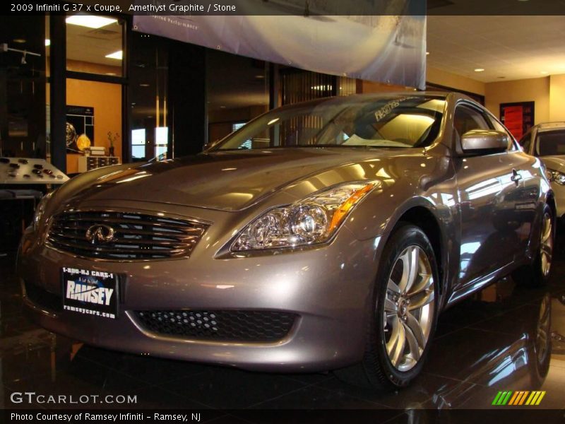 Amethyst Graphite / Stone 2009 Infiniti G 37 x Coupe