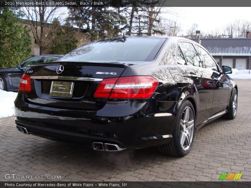 Black / Black 2010 Mercedes-Benz E 63 AMG Sedan