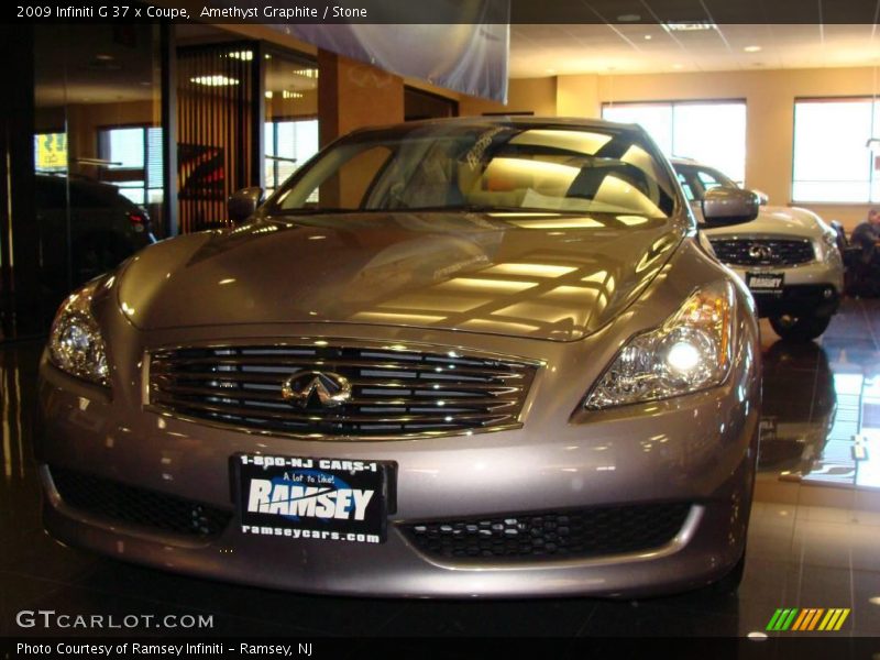 Amethyst Graphite / Stone 2009 Infiniti G 37 x Coupe