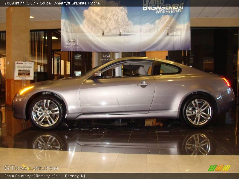 Amethyst Graphite / Stone 2009 Infiniti G 37 x Coupe