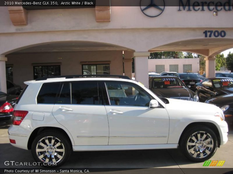Arctic White / Black 2010 Mercedes-Benz GLK 350
