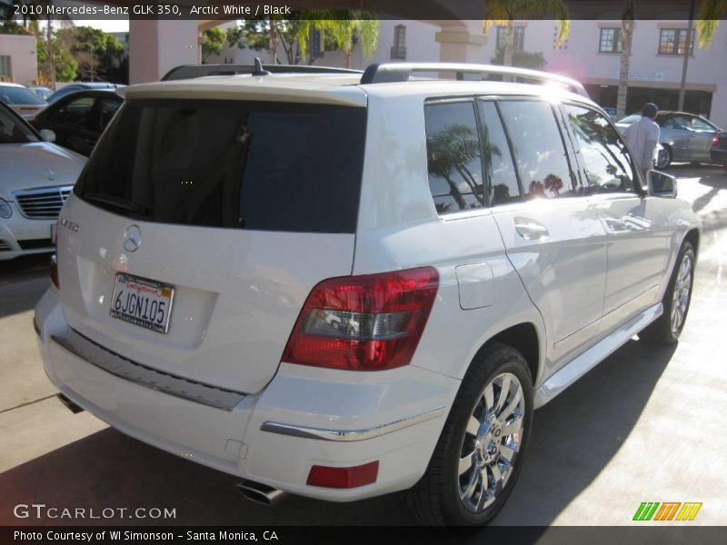 Arctic White / Black 2010 Mercedes-Benz GLK 350