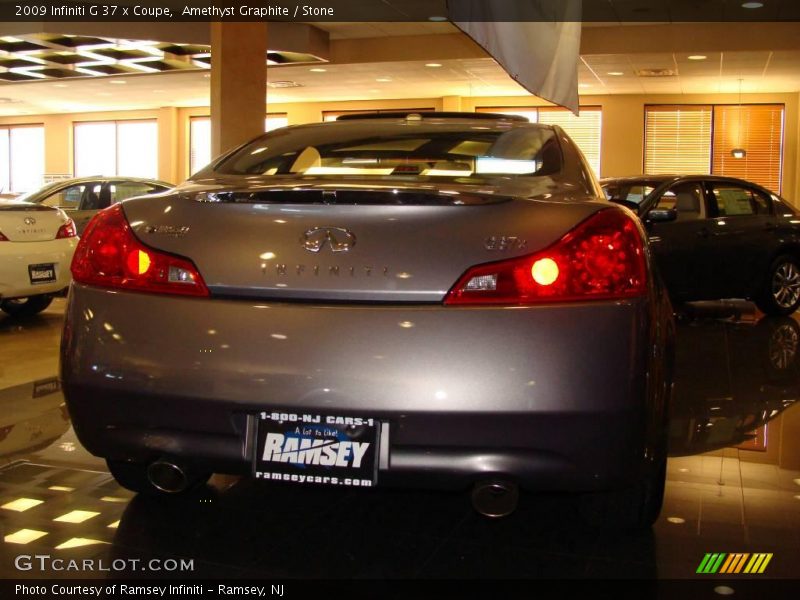 Amethyst Graphite / Stone 2009 Infiniti G 37 x Coupe