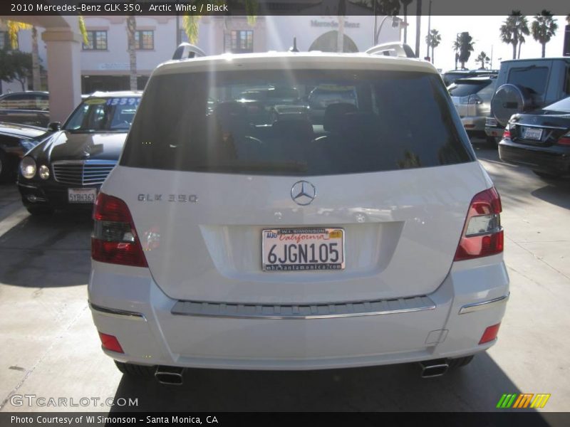 Arctic White / Black 2010 Mercedes-Benz GLK 350