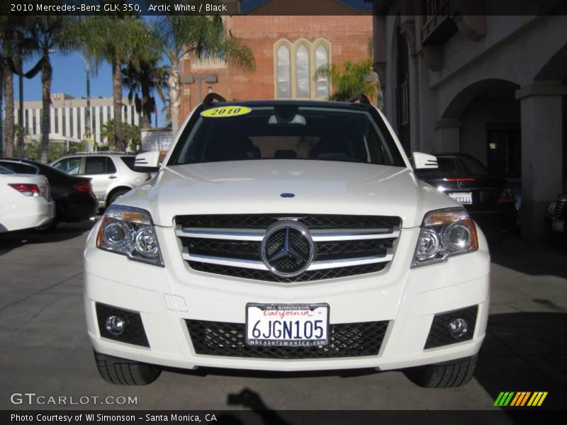 Arctic White / Black 2010 Mercedes-Benz GLK 350