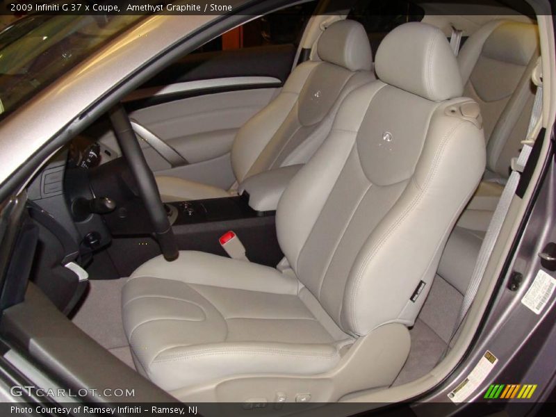 Amethyst Graphite / Stone 2009 Infiniti G 37 x Coupe