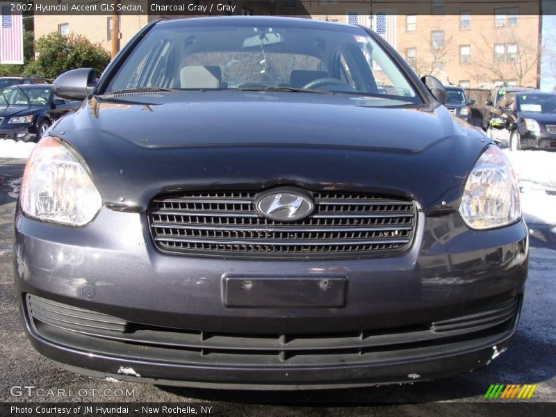 Charcoal Gray / Gray 2007 Hyundai Accent GLS Sedan