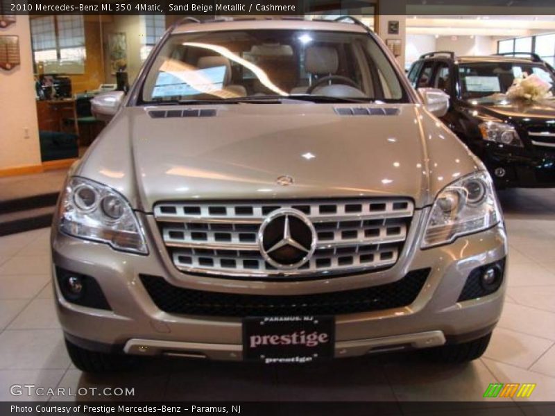 Sand Beige Metallic / Cashmere 2010 Mercedes-Benz ML 350 4Matic