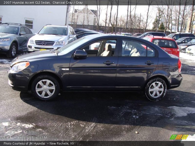 Charcoal Gray / Gray 2007 Hyundai Accent GLS Sedan