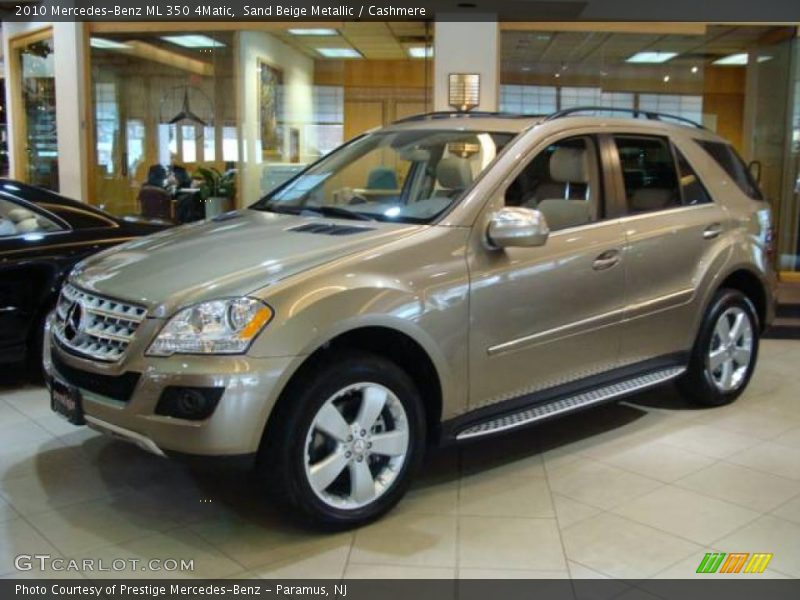 Sand Beige Metallic / Cashmere 2010 Mercedes-Benz ML 350 4Matic