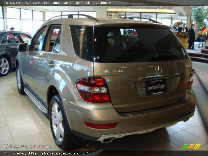 Sand Beige Metallic / Cashmere 2010 Mercedes-Benz ML 350 4Matic
