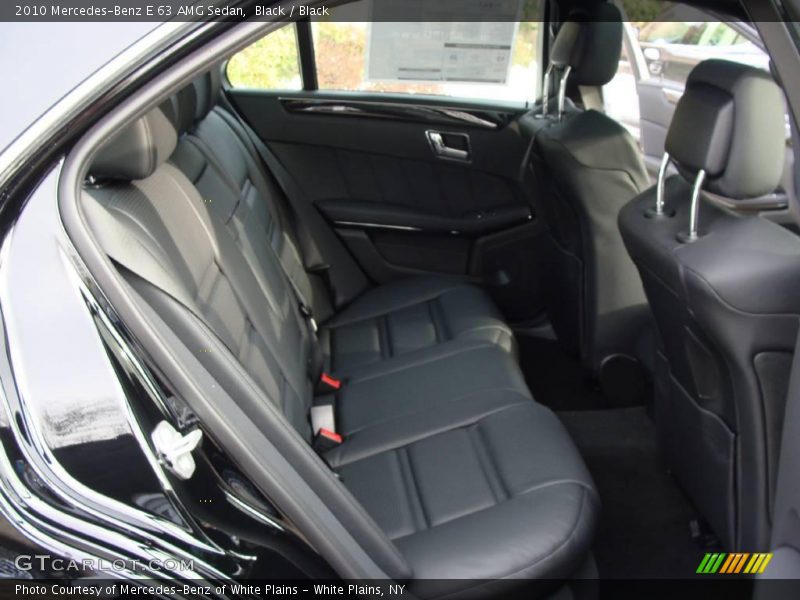Black / Black 2010 Mercedes-Benz E 63 AMG Sedan