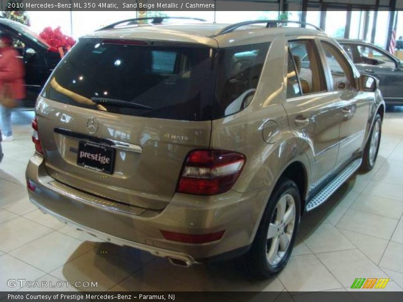 Sand Beige Metallic / Cashmere 2010 Mercedes-Benz ML 350 4Matic